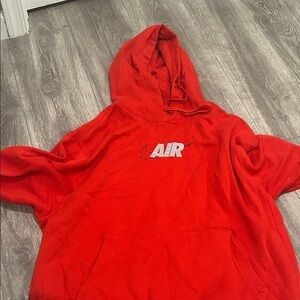 Nike Air Red Hoodie